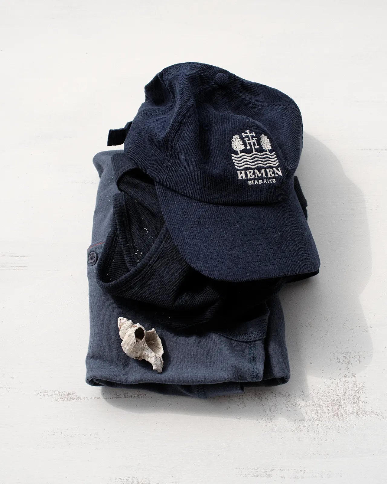 caps deep marine men | organic cotton | Hemen Biarritz