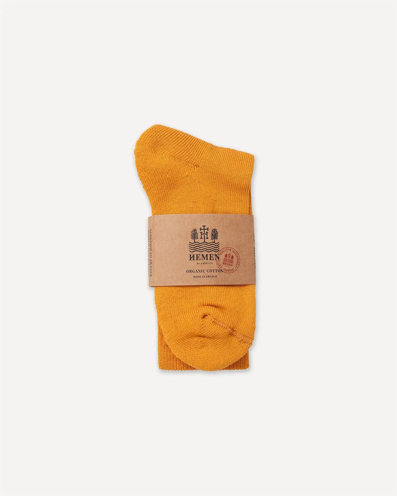 HMN04 socks amber Hemen Biarritz