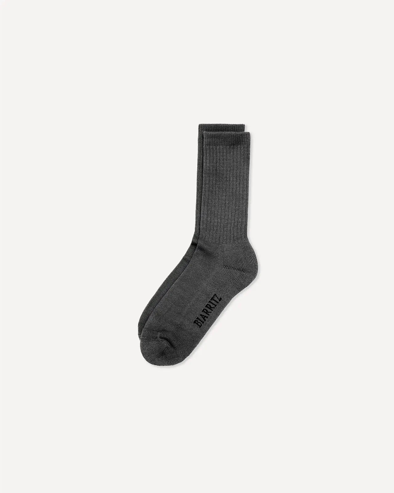 HMN04 socks heather grey Hemen Biarritz