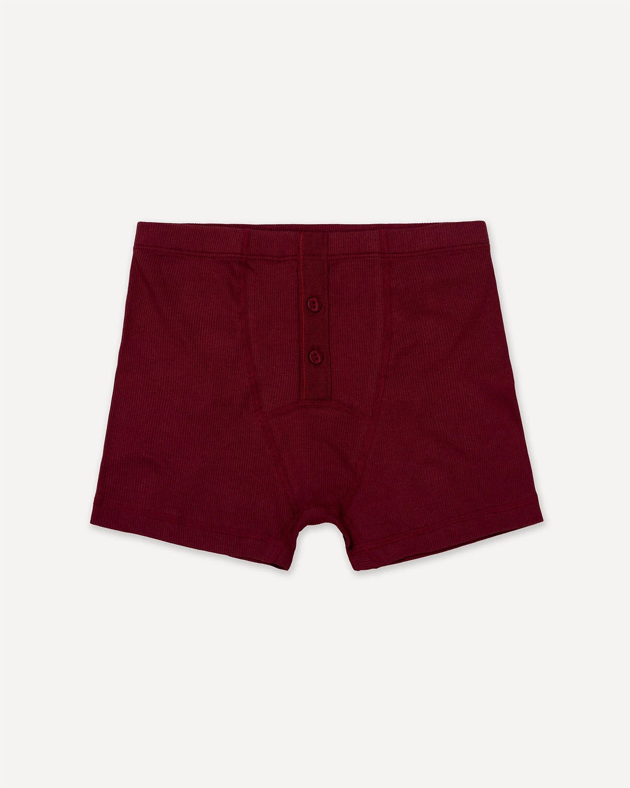 Men’s boxer brief wine red front Albar Hemen Biarritz