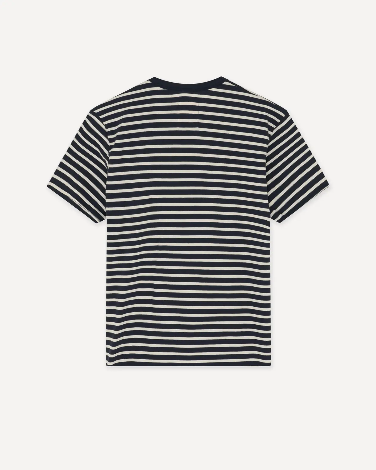 Men's T-shirt breton stripe deep marine back Dani Hemen Biarritz