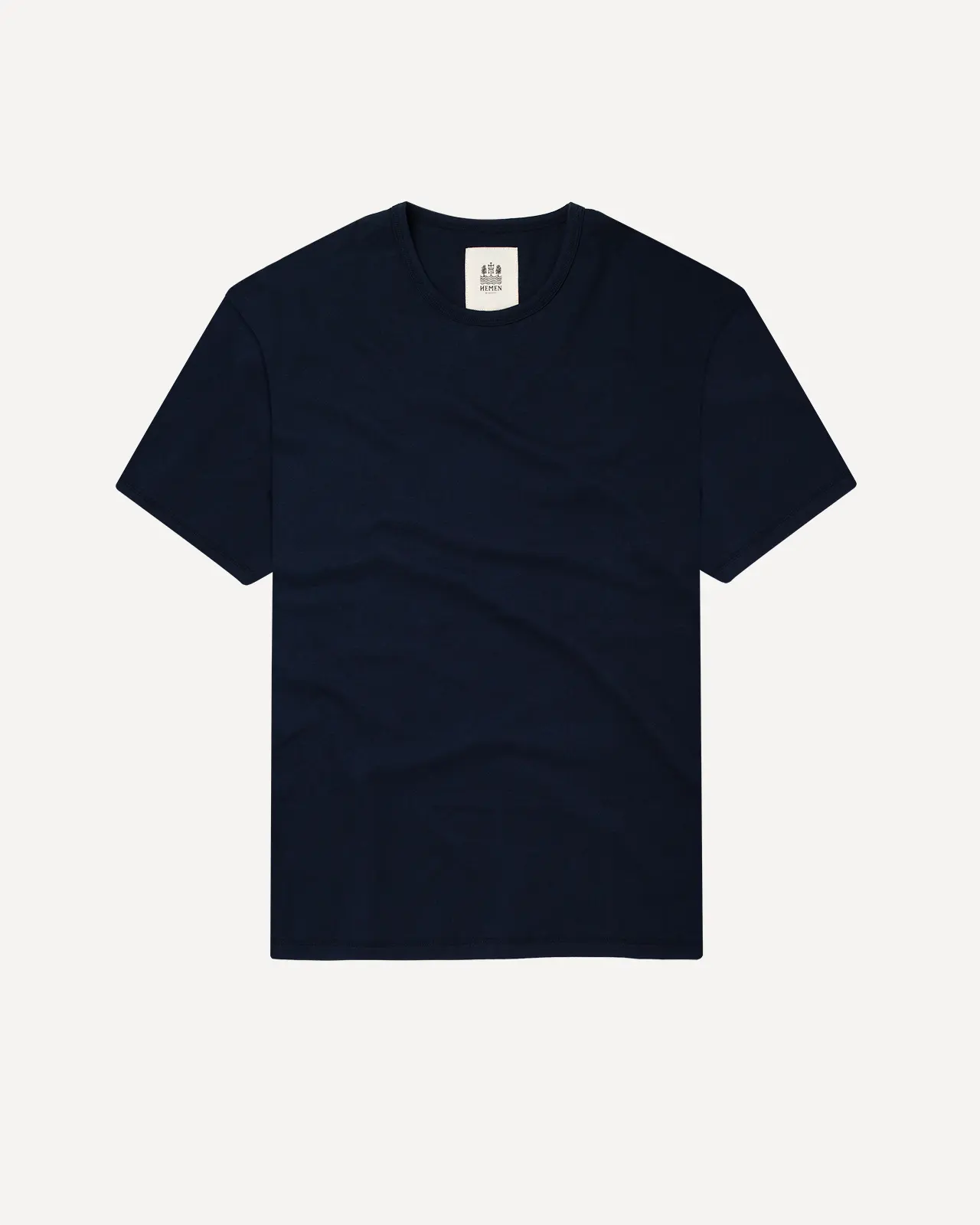 Men's t-shirt deep marine front Dani Hemen Biarritz