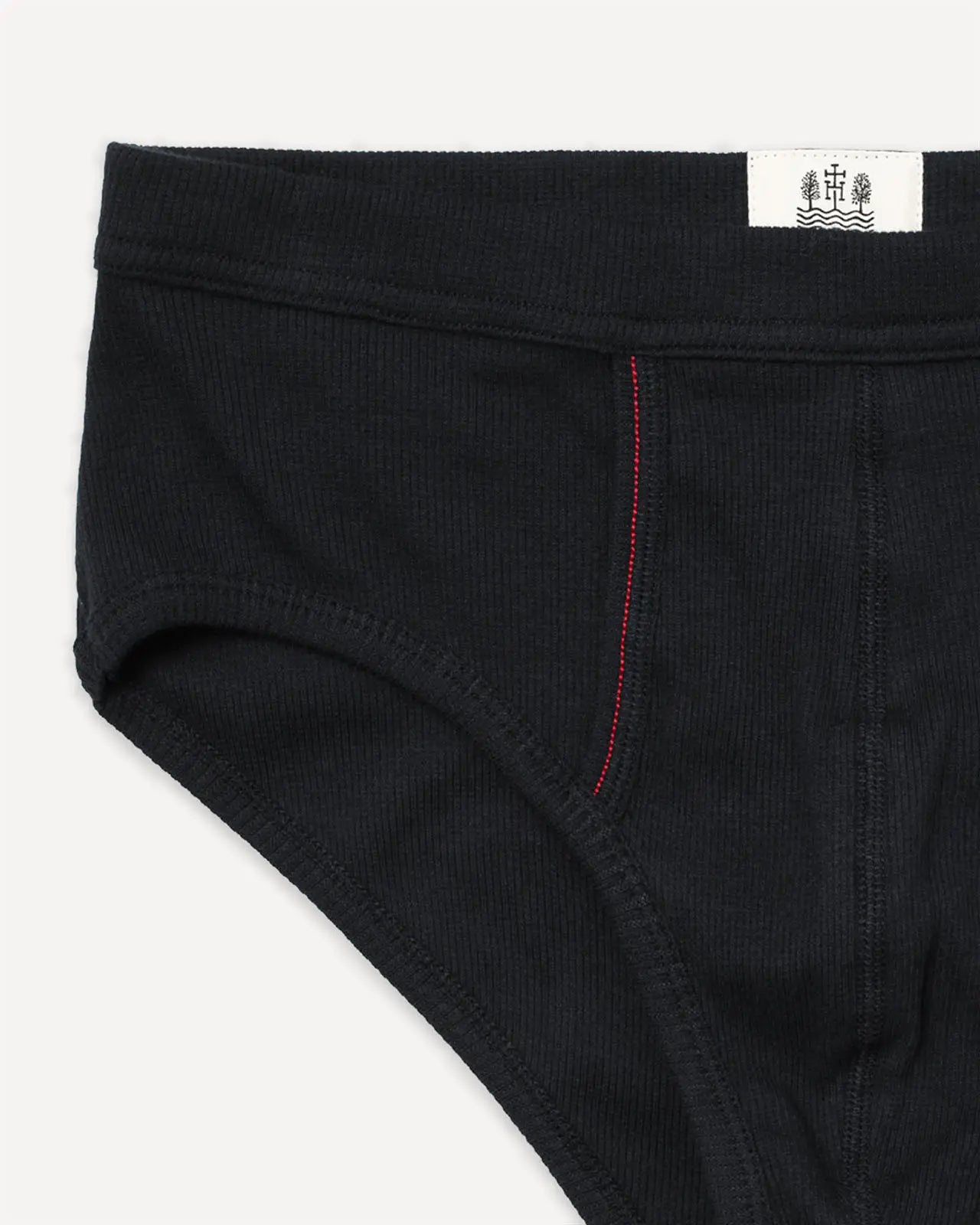 Men's brief black detail Etor Hemen Biarritz