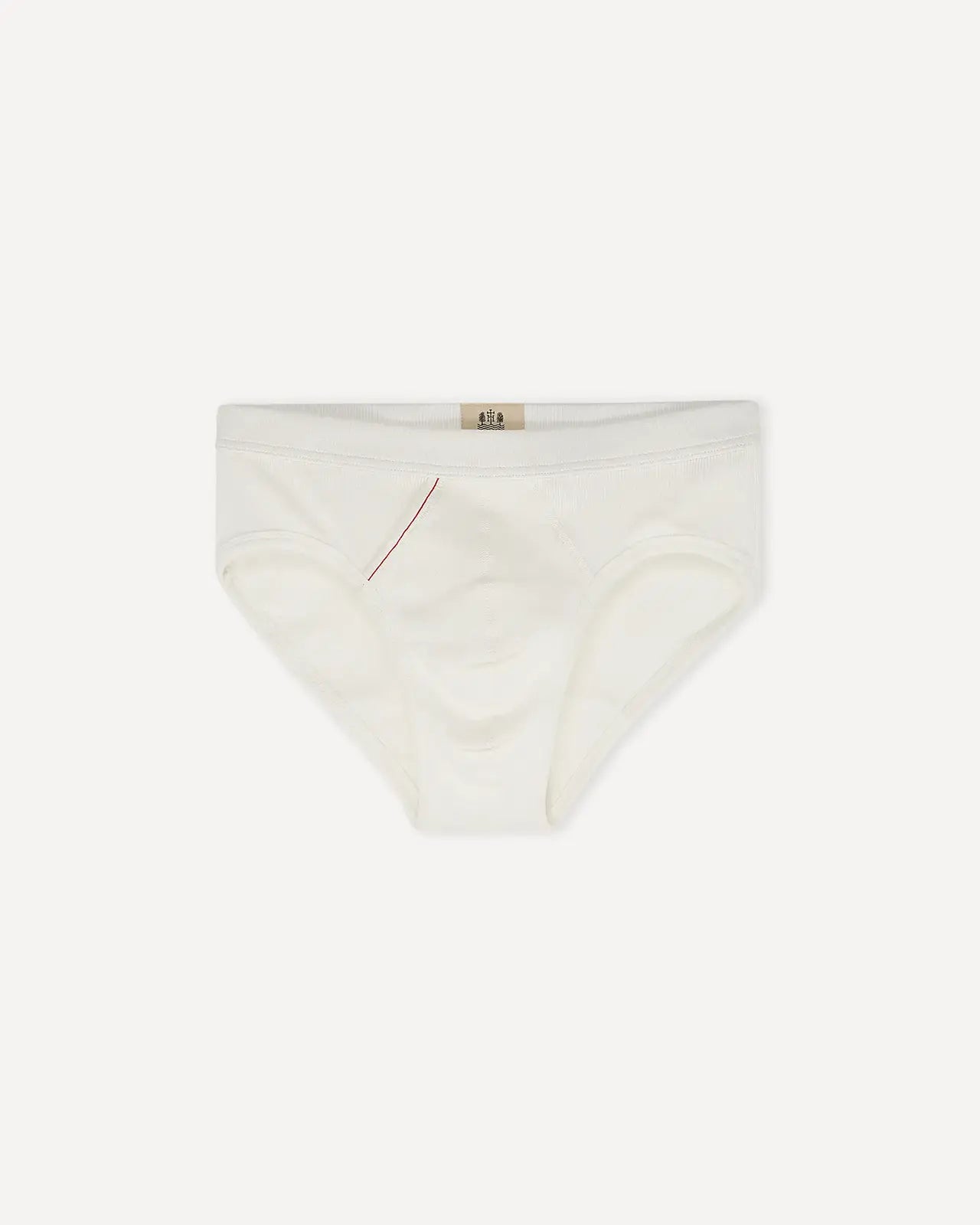 Men's brief off white front Etor Hemen Biarritz
