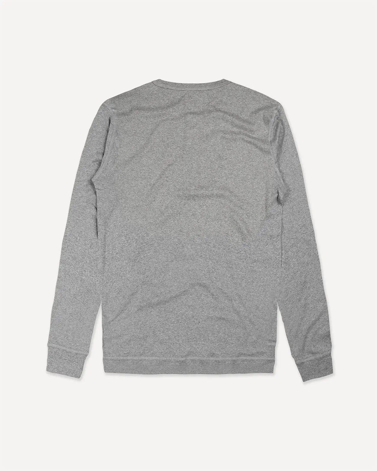 Men's henley heather grey back Harri Hemen Biarritz