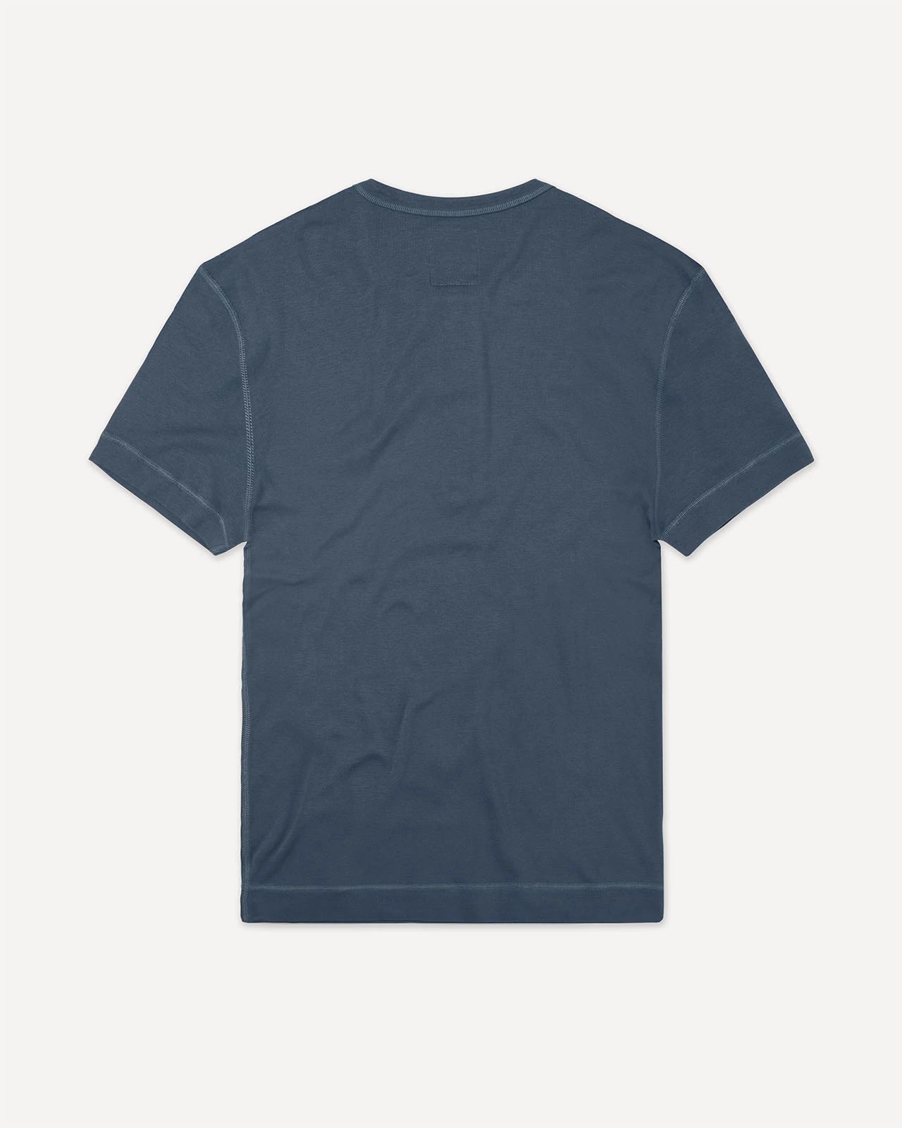 Men's henley steel blue back Luzien Hemen Biarritz