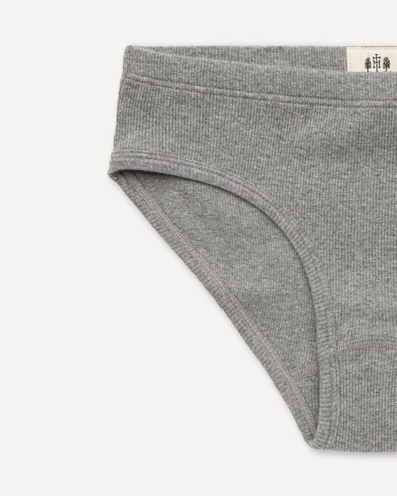Women's brief heather grey detail Ema Hemen Biarritz