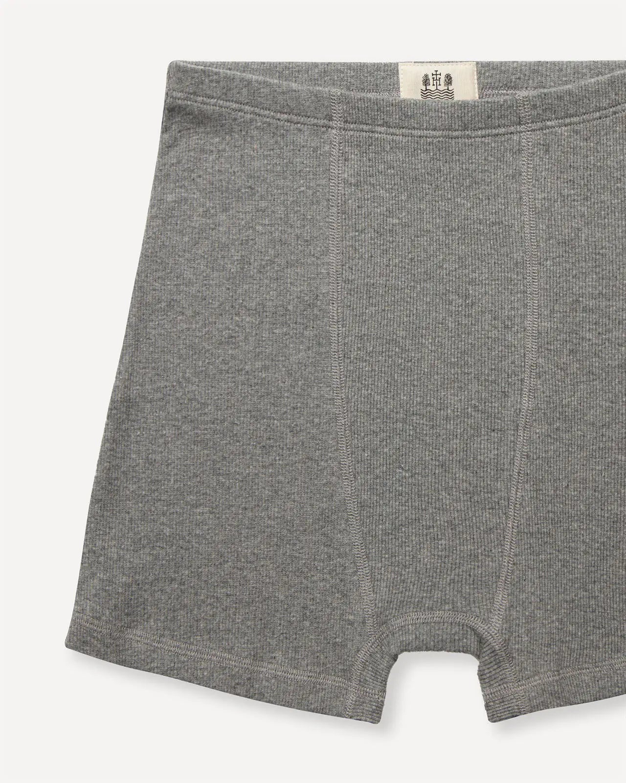 Women's boxer brief heather grey detail Jone Hemen Biarritz