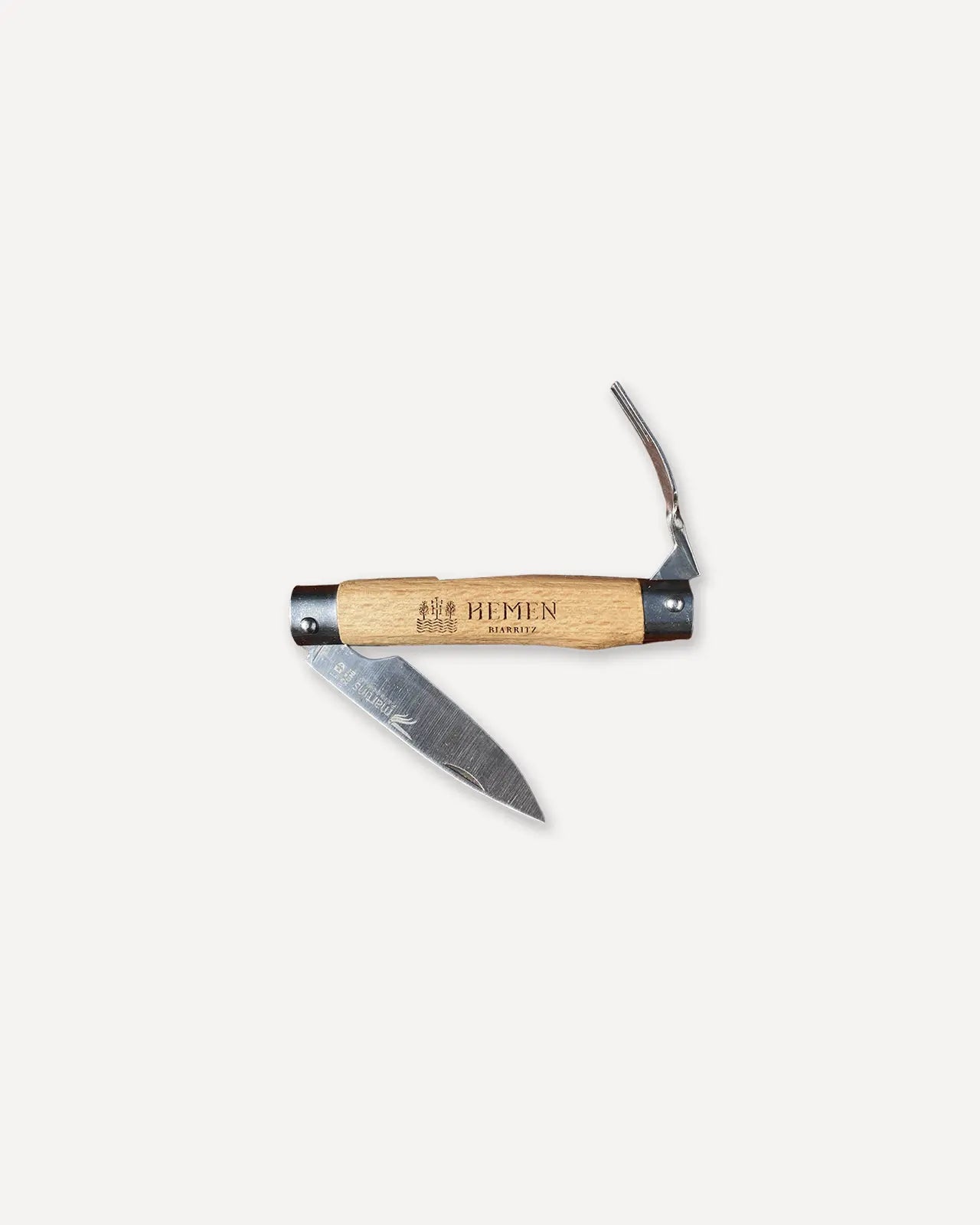 Pocket knife completely open Hemen Biarritz