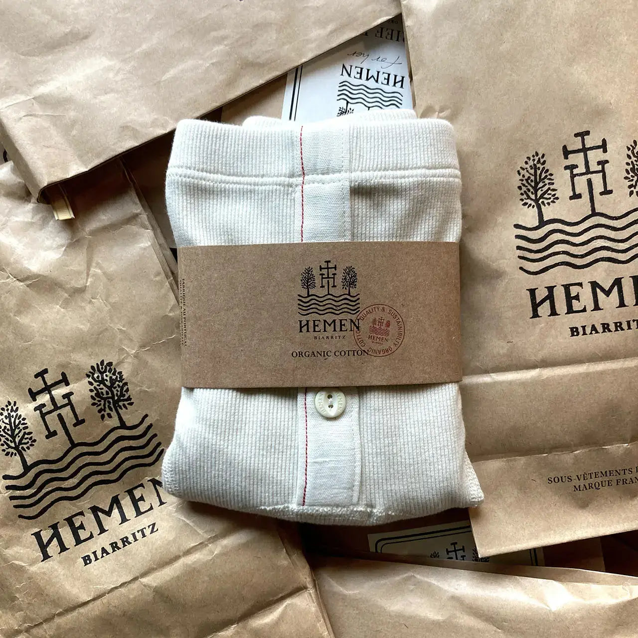 Albar boxer briefs underwear for men by Hemen Biarritz, organic cotton | HEMEN Biarritz | BLOC