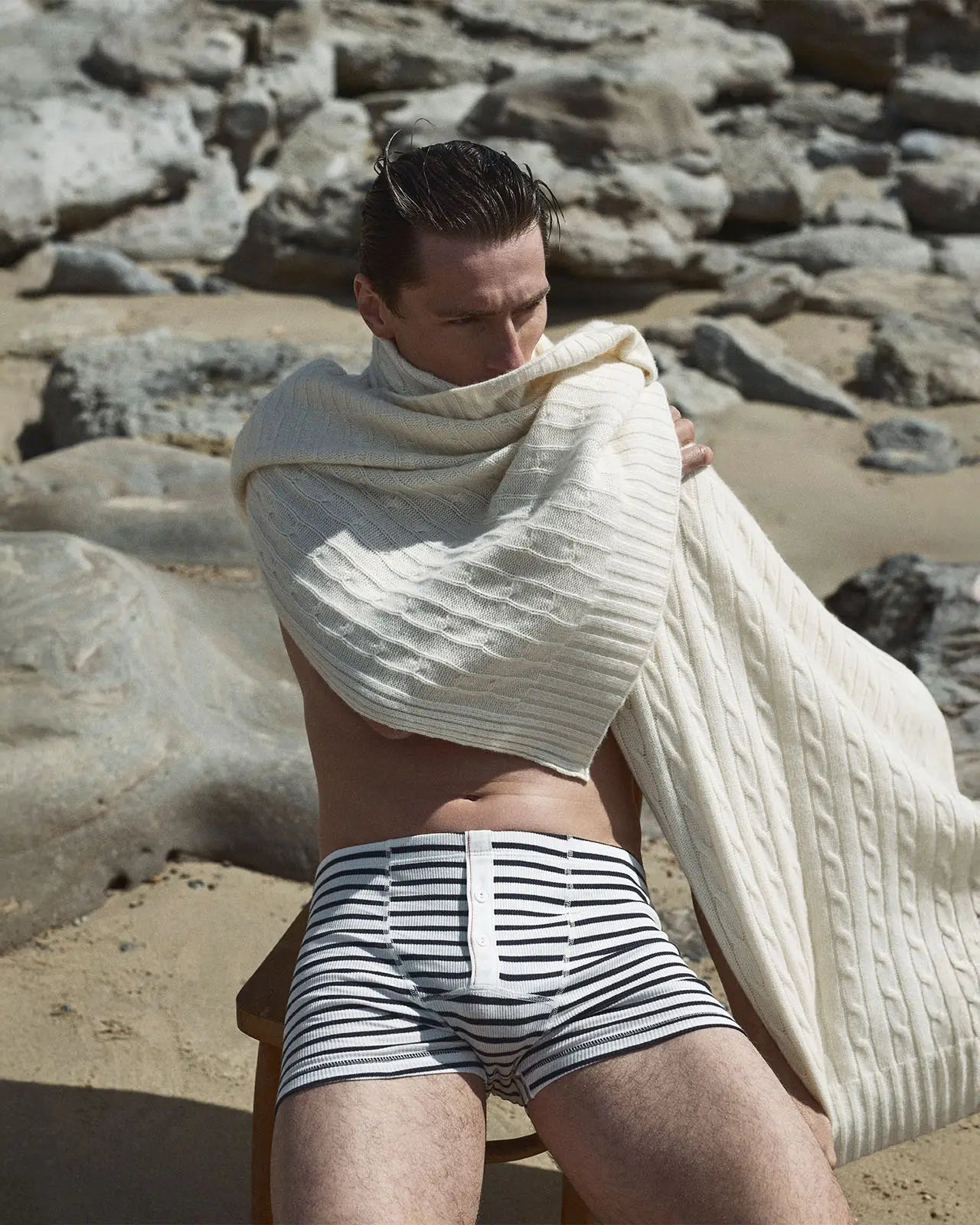 Men's organic cotton journal Hemen Biarritz