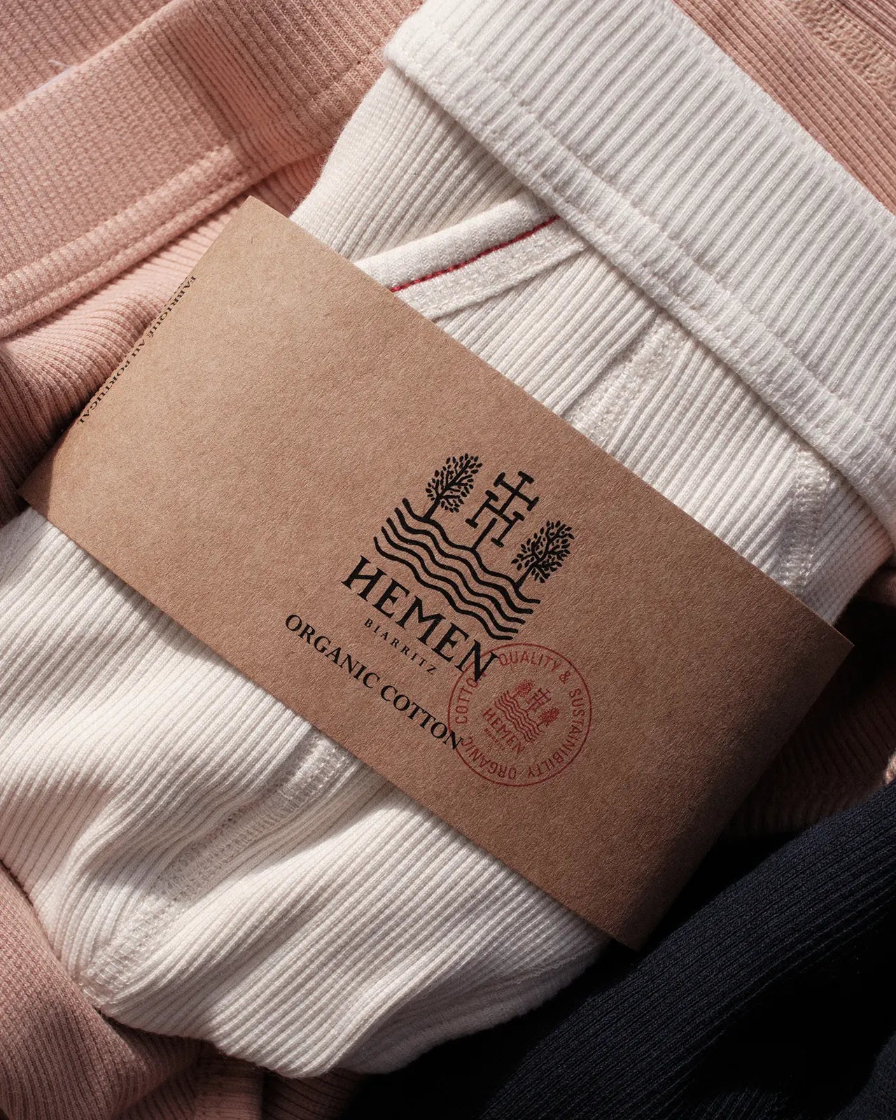 Briefs stone & toscane organic cotton GOTS  certified  |  Hemen Biarritz