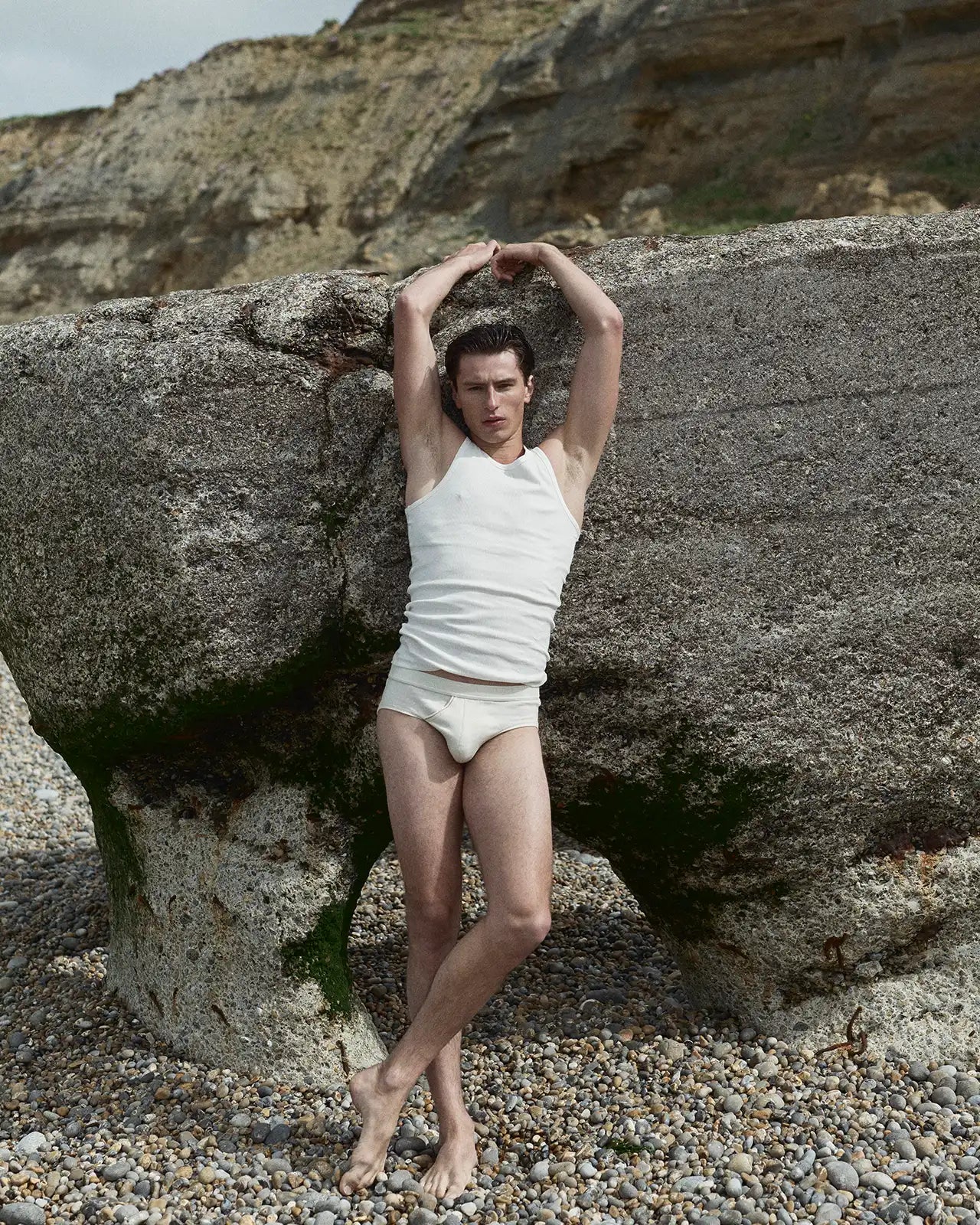 Men's organic cotton tank top Hemen Biarritz