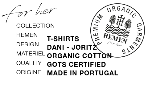 GOTS certified organic cotton rib jersey — Hemen Women T-shirts