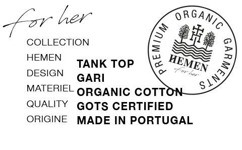 GOTS certified organic cotton rib jersey — Hemen Tank tops