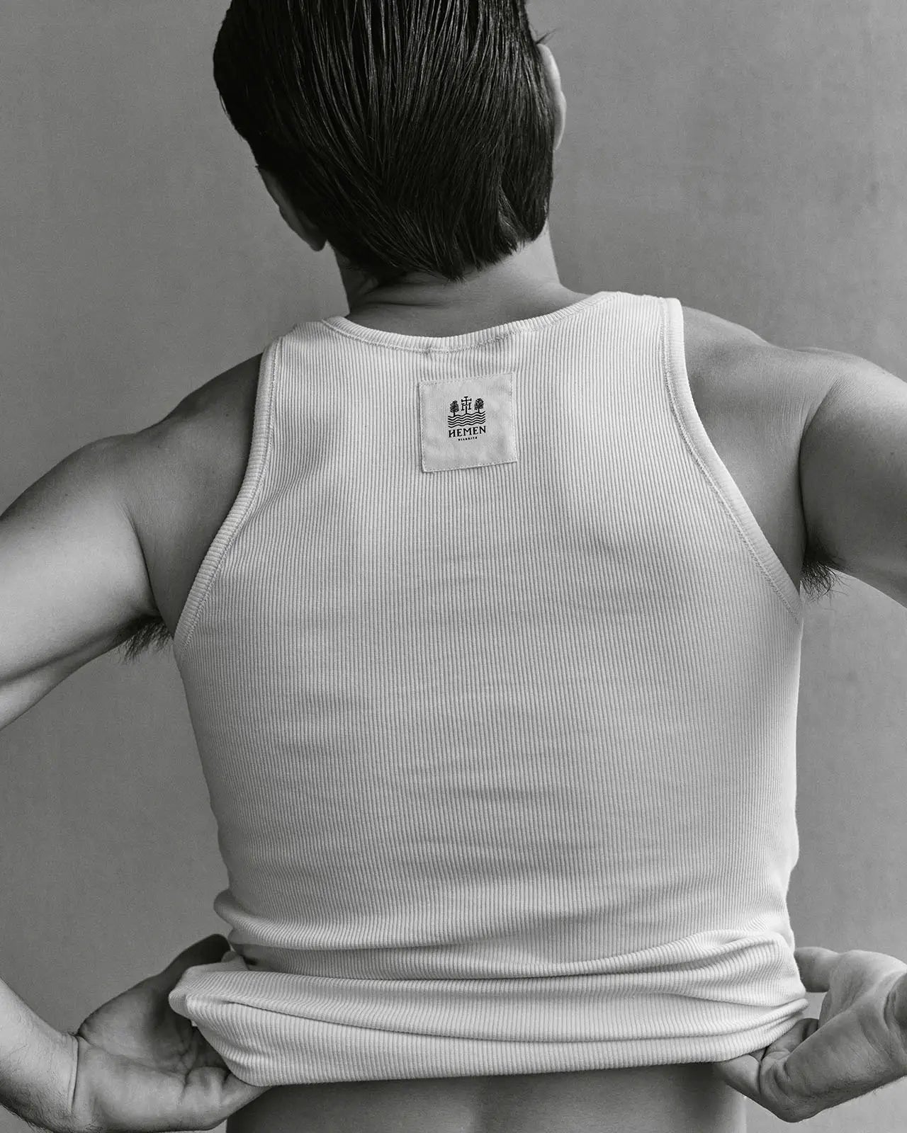 Men's organic cotton tank top Hemen Biarritz