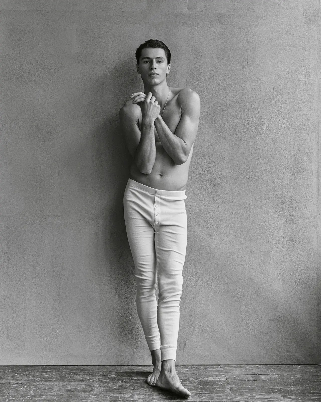 Men's quality underwear longjohns stone Hemen Biarritz