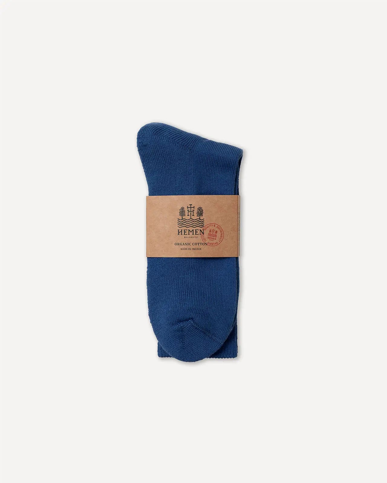 HMN04 socks blue Hemen Biarritz
