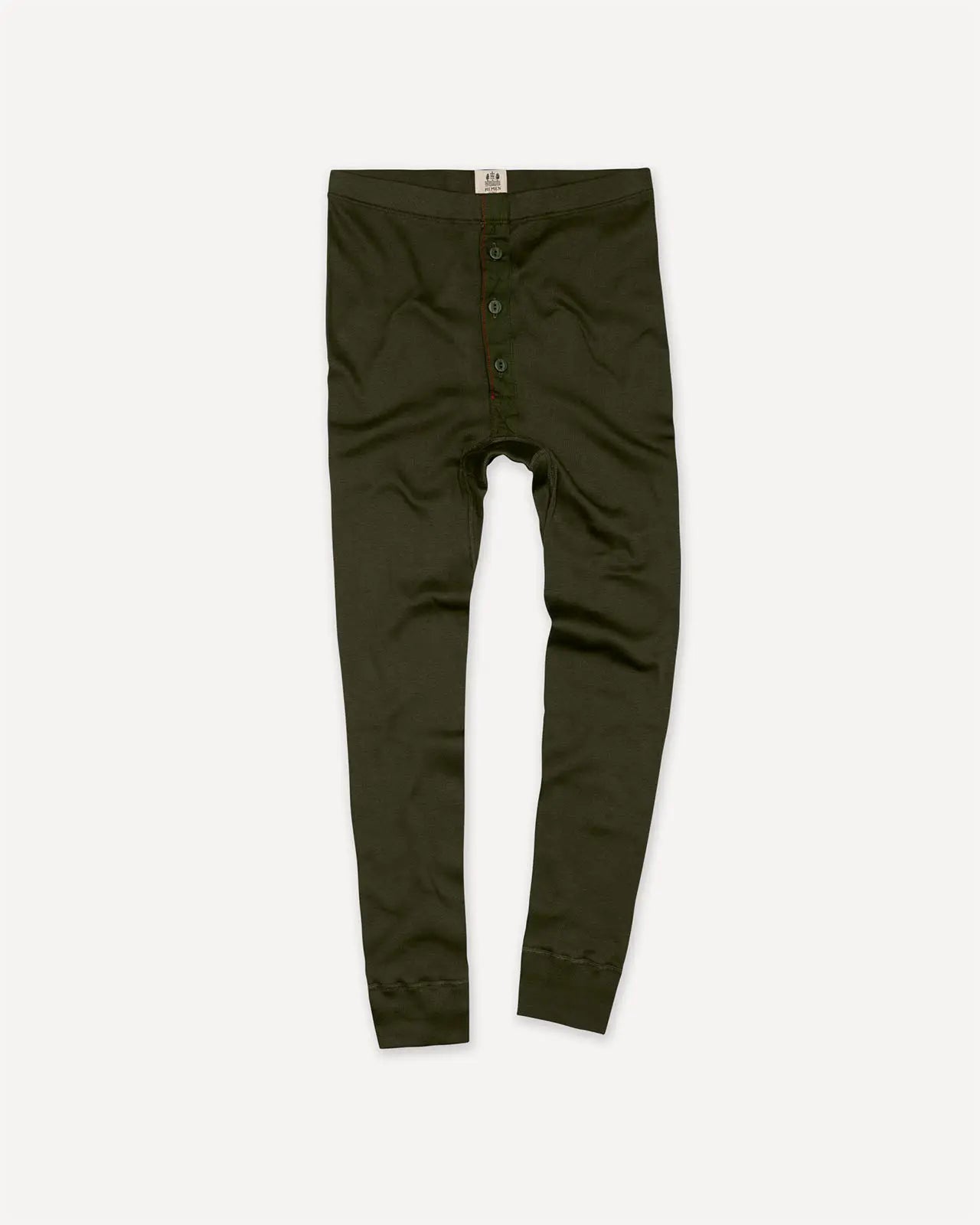 Men's longjohn dark forest green front Ikar Hemen Biarritz