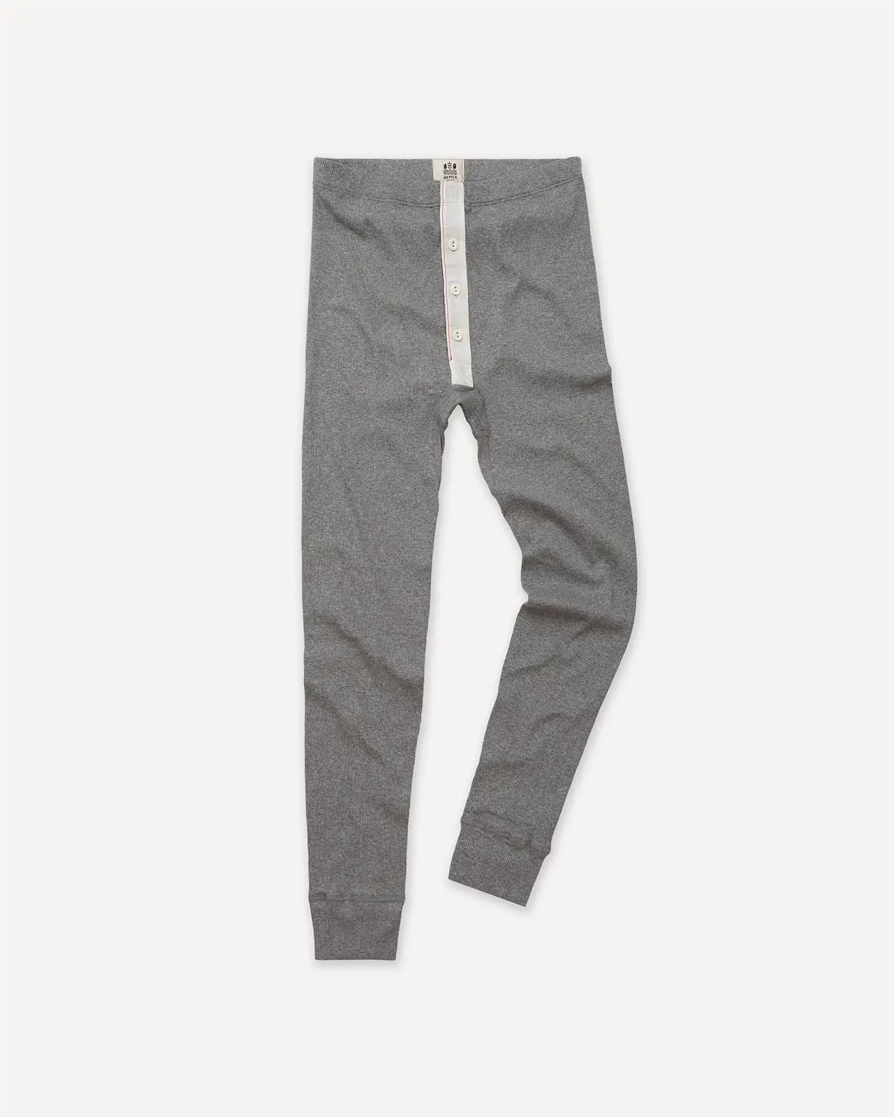 Men's longjohn heather grey front Ikar Hemen Biarritz
