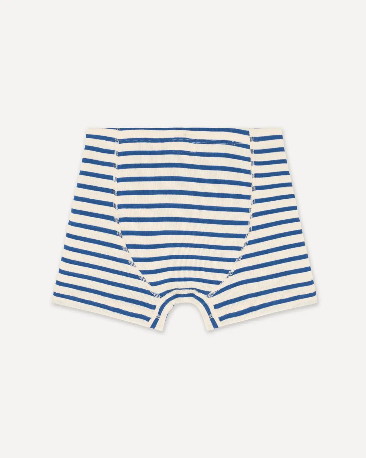 Men's boxer brief breton stripe blue detail Albar Hemen Biarritz