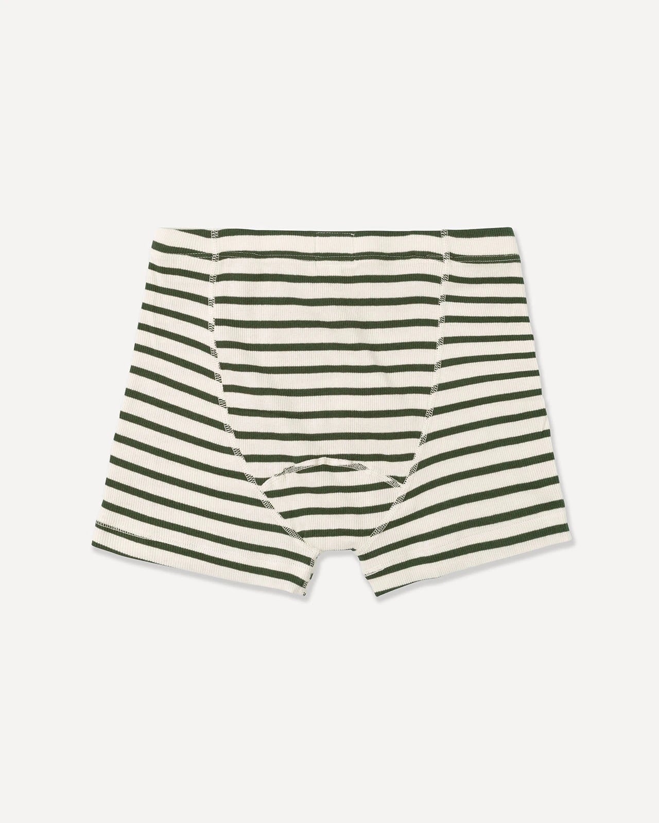 Men’s boxer brief breton stripe natural khaki back Albar Hemen Biarritz