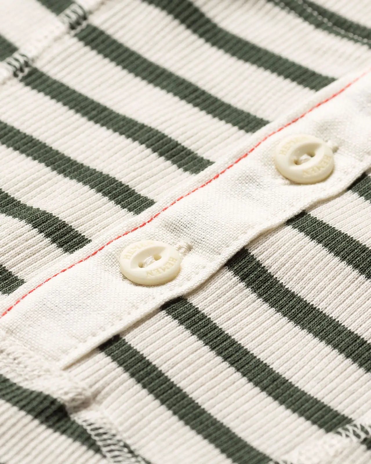 Men’s boxer brief breton stripe natural khaki detail Albar Hemen Biarritz