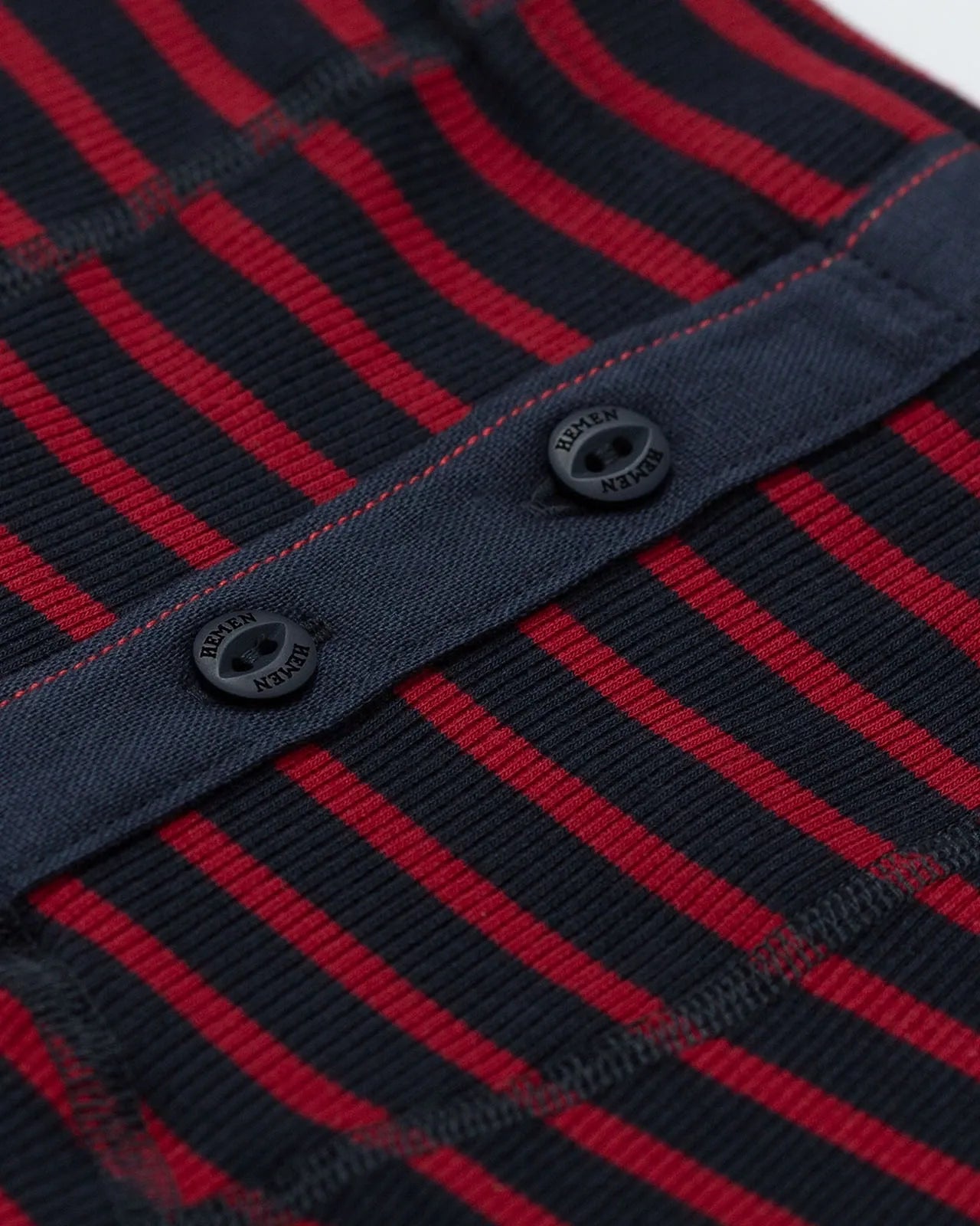 Men’s boxer brief breton stripe red marine detail Albar Hemen Biarritz