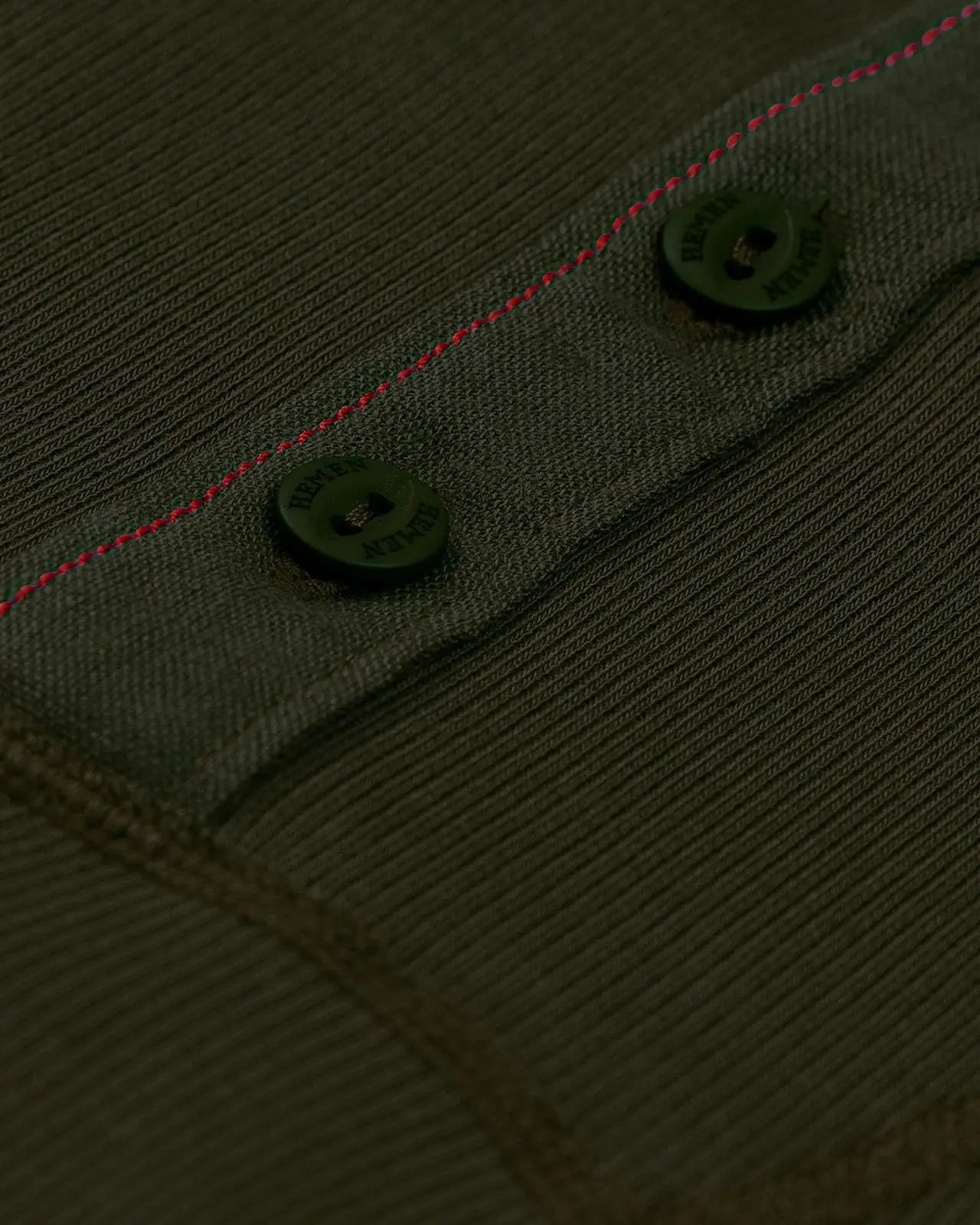 Men’s boxer brief dark forest green detail Albar Hemen Biarritz