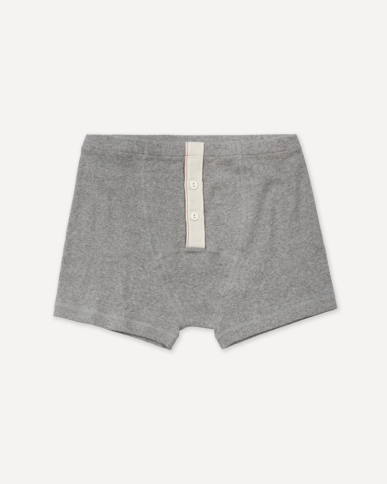 Men’s boxer brief heather grey front Albar Hemen Biarritz