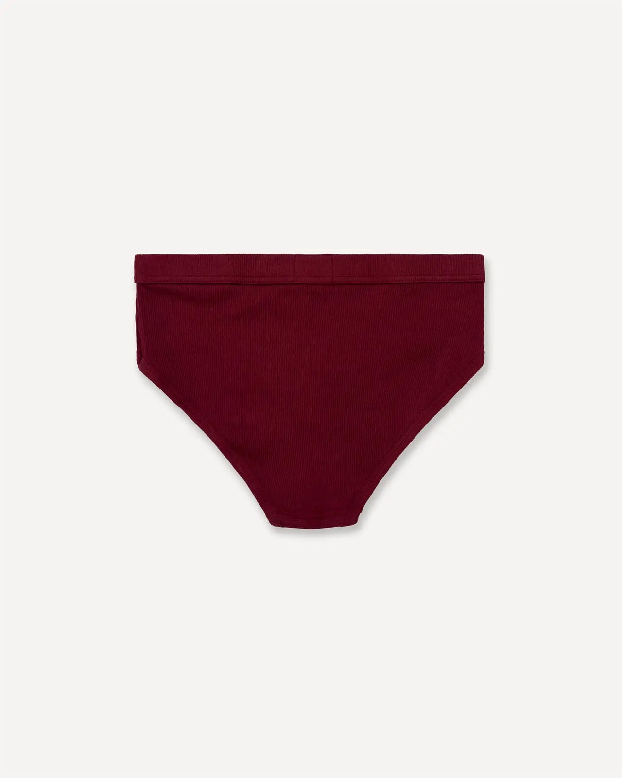 Men's brief wine red back Etor Hemen Biarritz