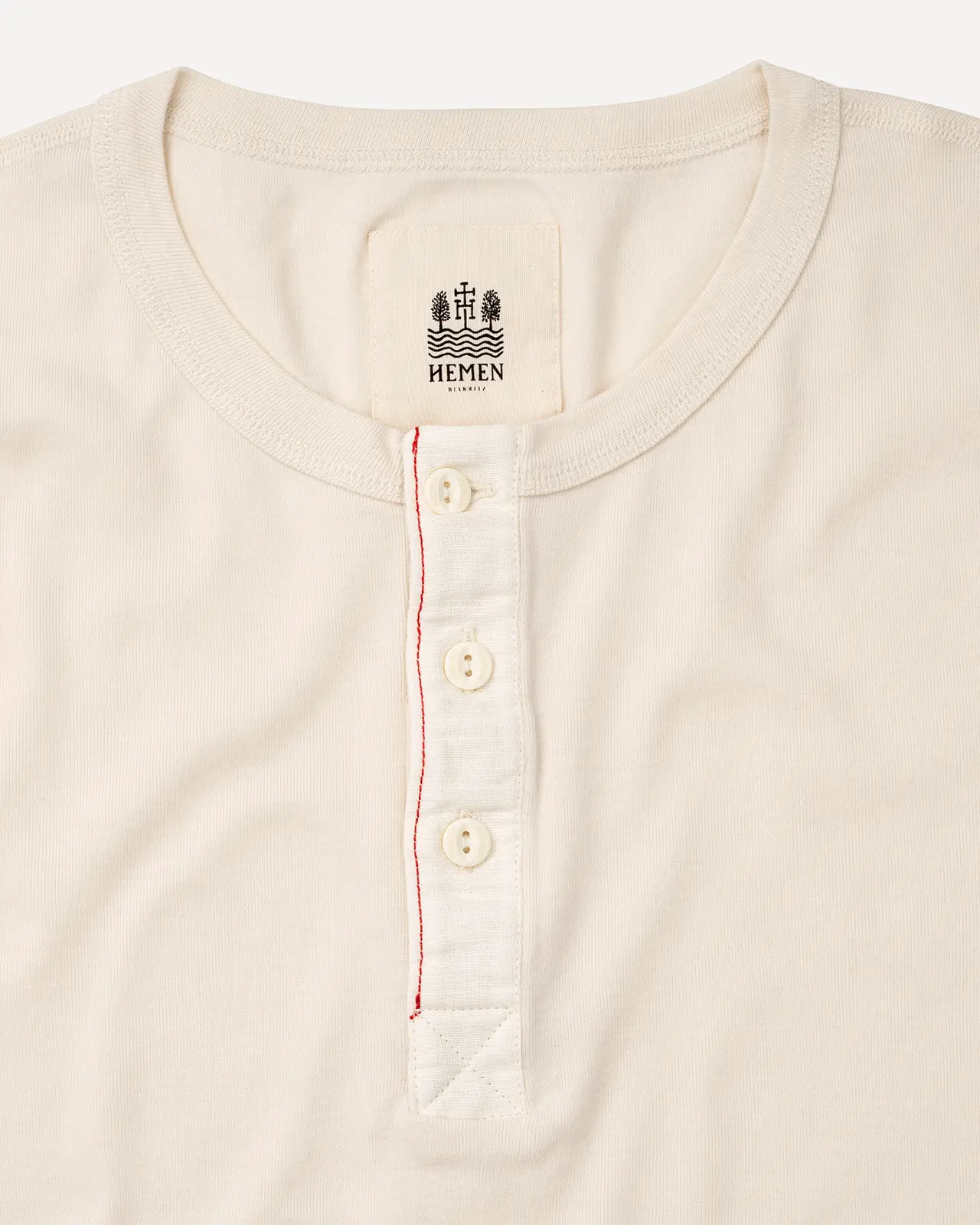 Men's henley stone detail Luzien Hemen Biarritz