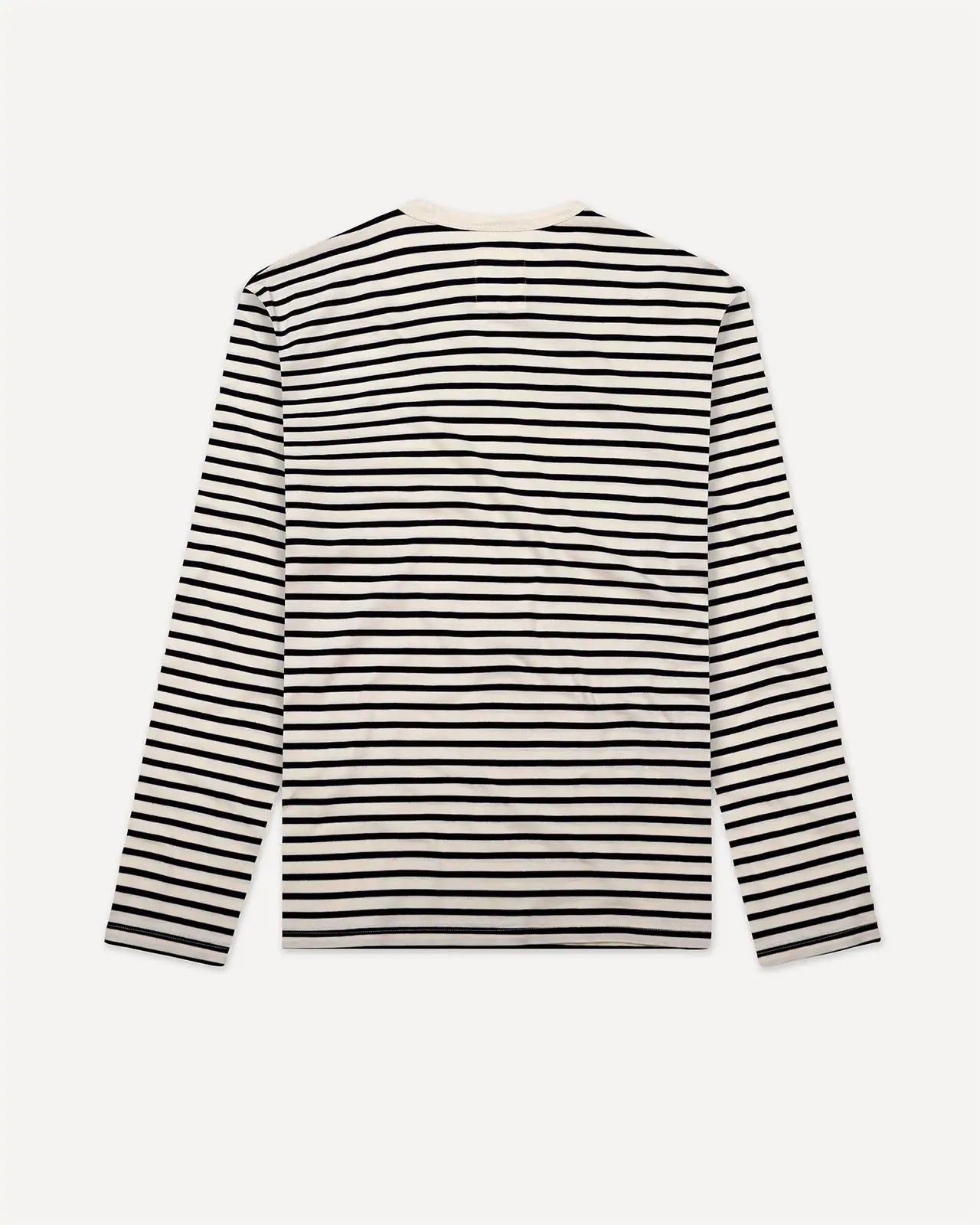 Men's t-shirt breton stripe natural marine back Joritz Hemen Biarritz
