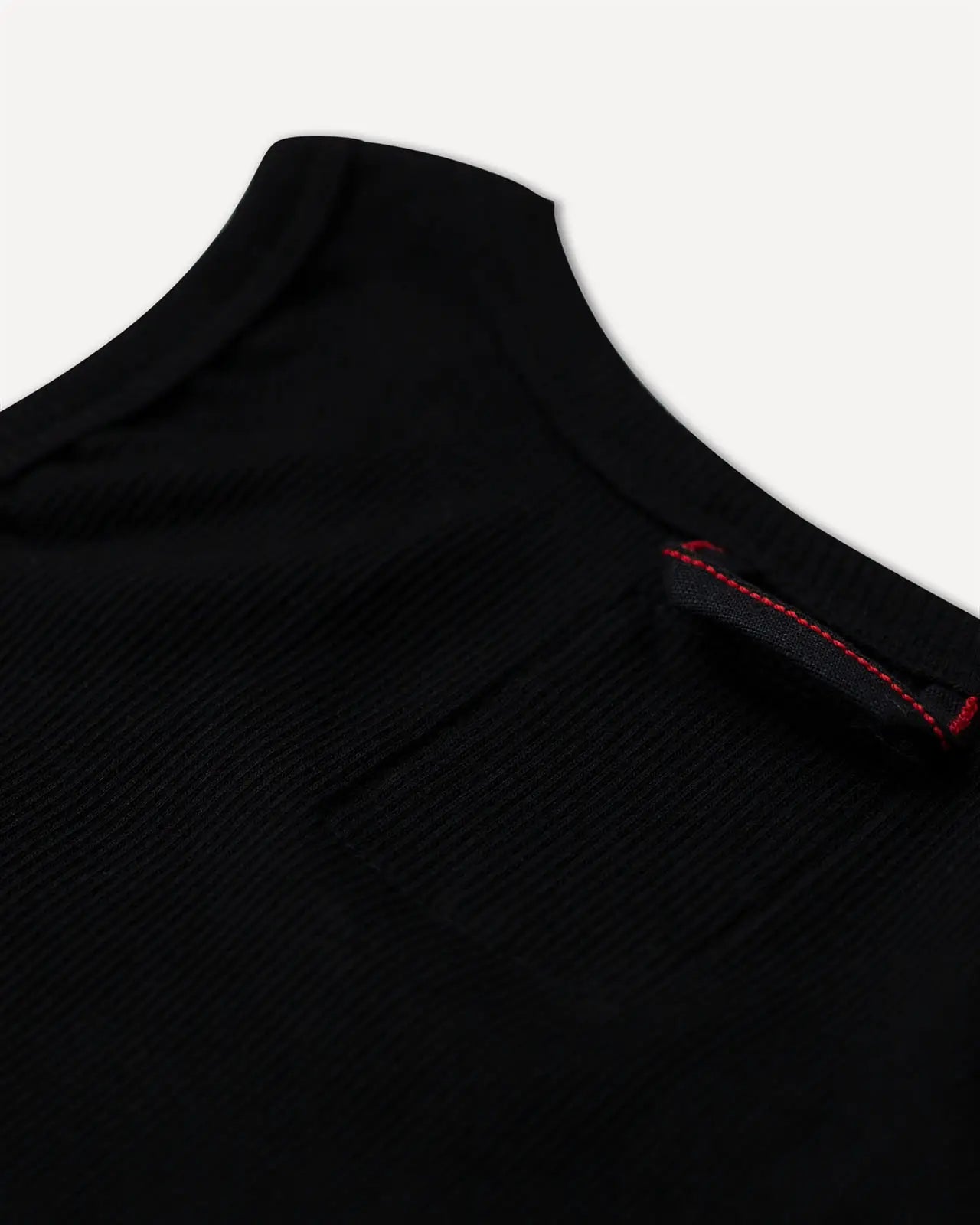 Men's tank top black detail Gari Hemen Biarritz