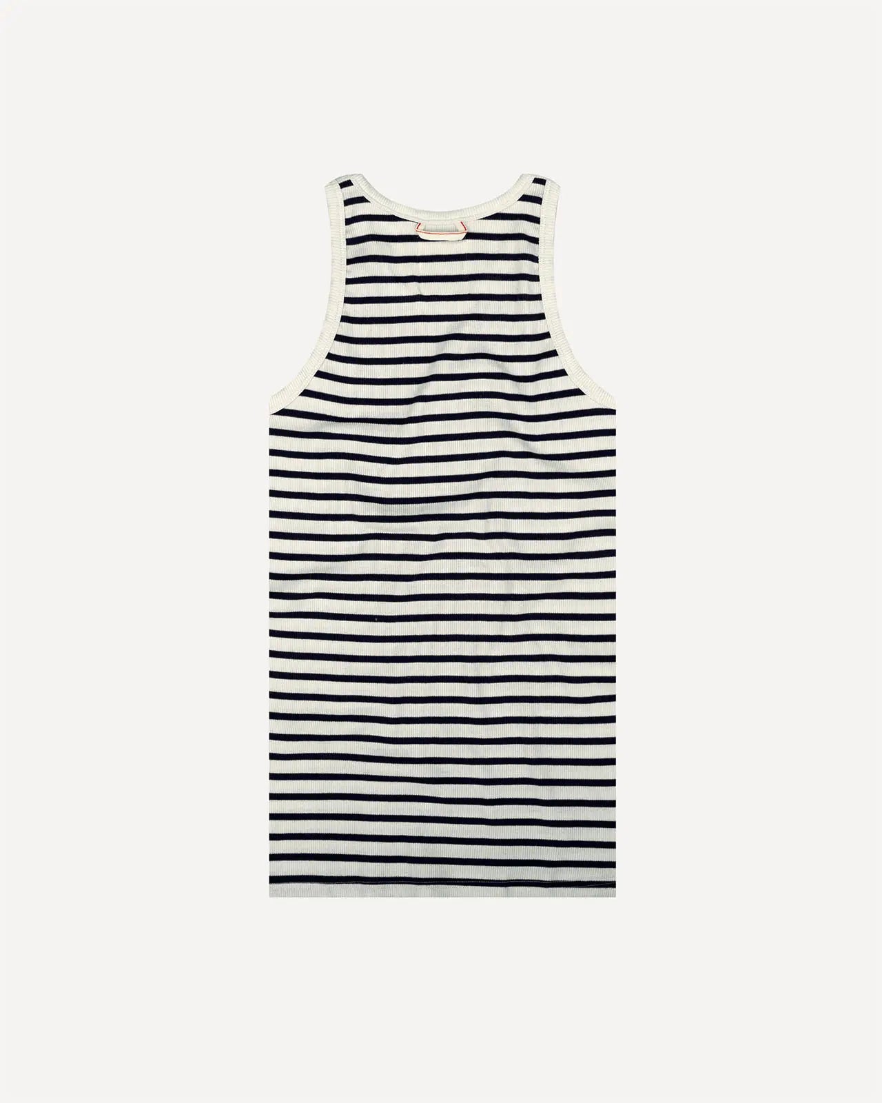 Men's tank top breton stripe marine back Gari Hemen Biarritz