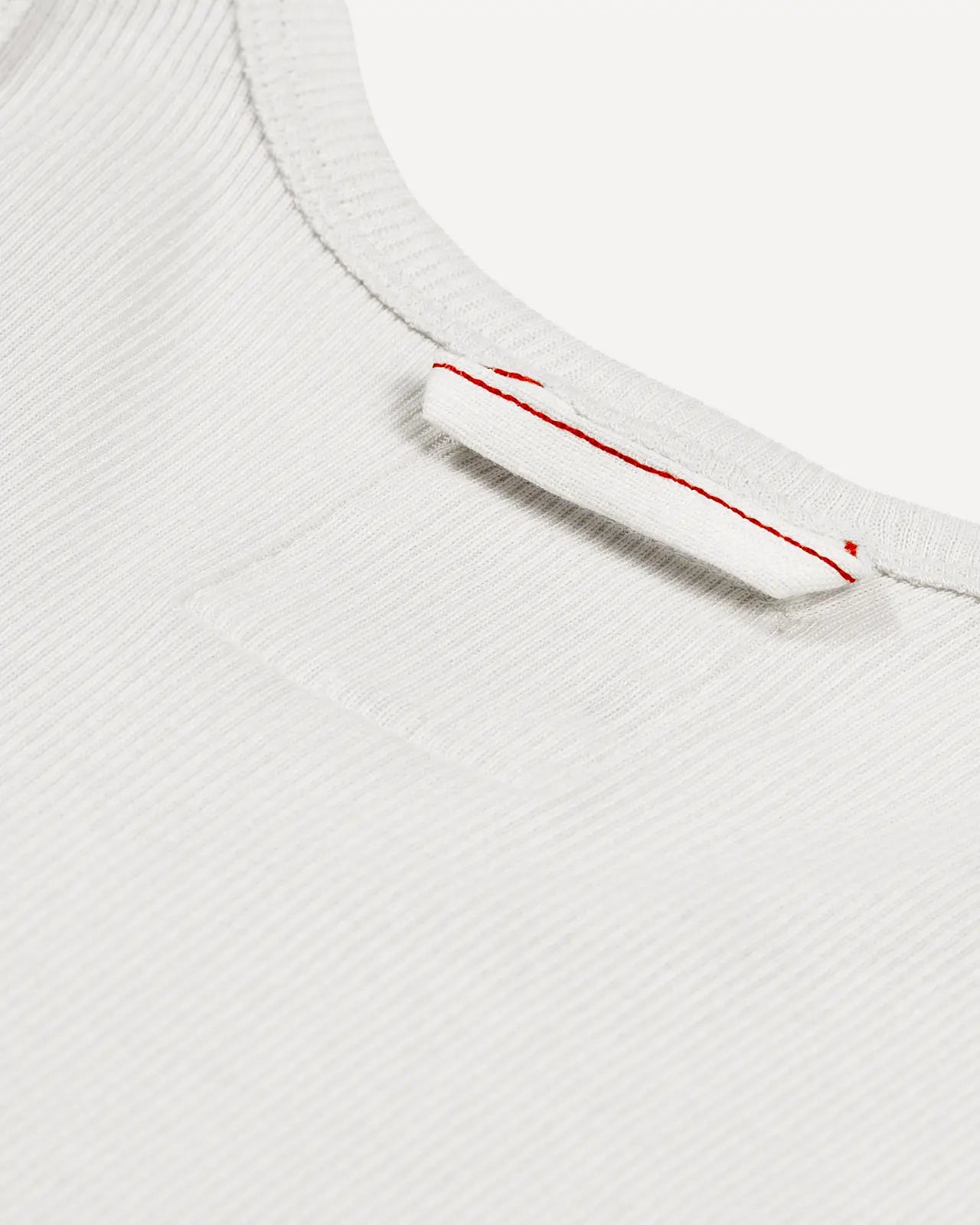 Men's tank top off white detail Gari Hemen Biarritz