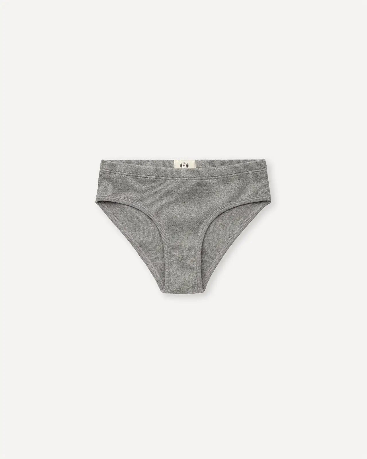 Women's brief heather grey front Ema Hemen Biarritz