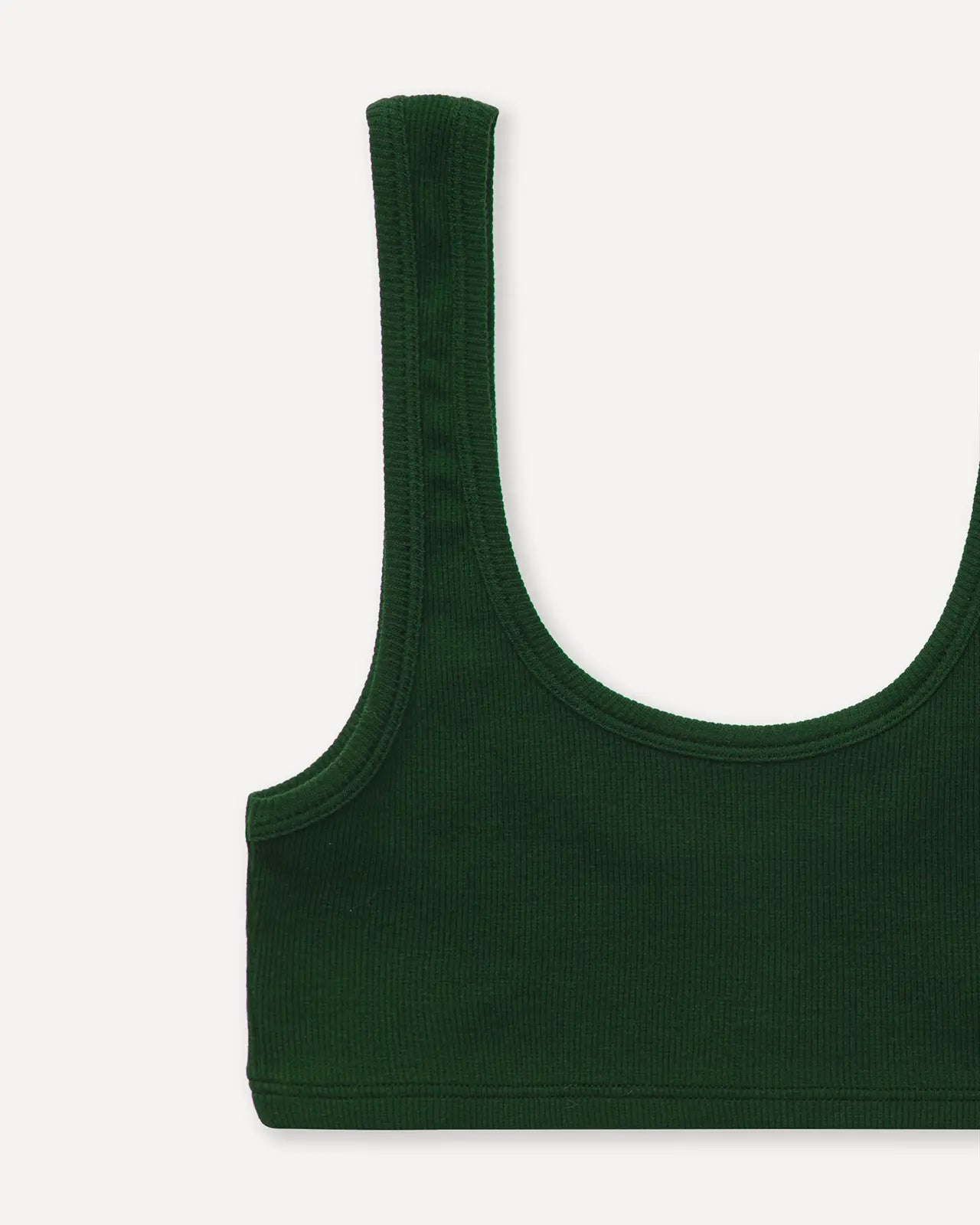 Women's bra Jone deep green detail Nille Hemen Biarritz