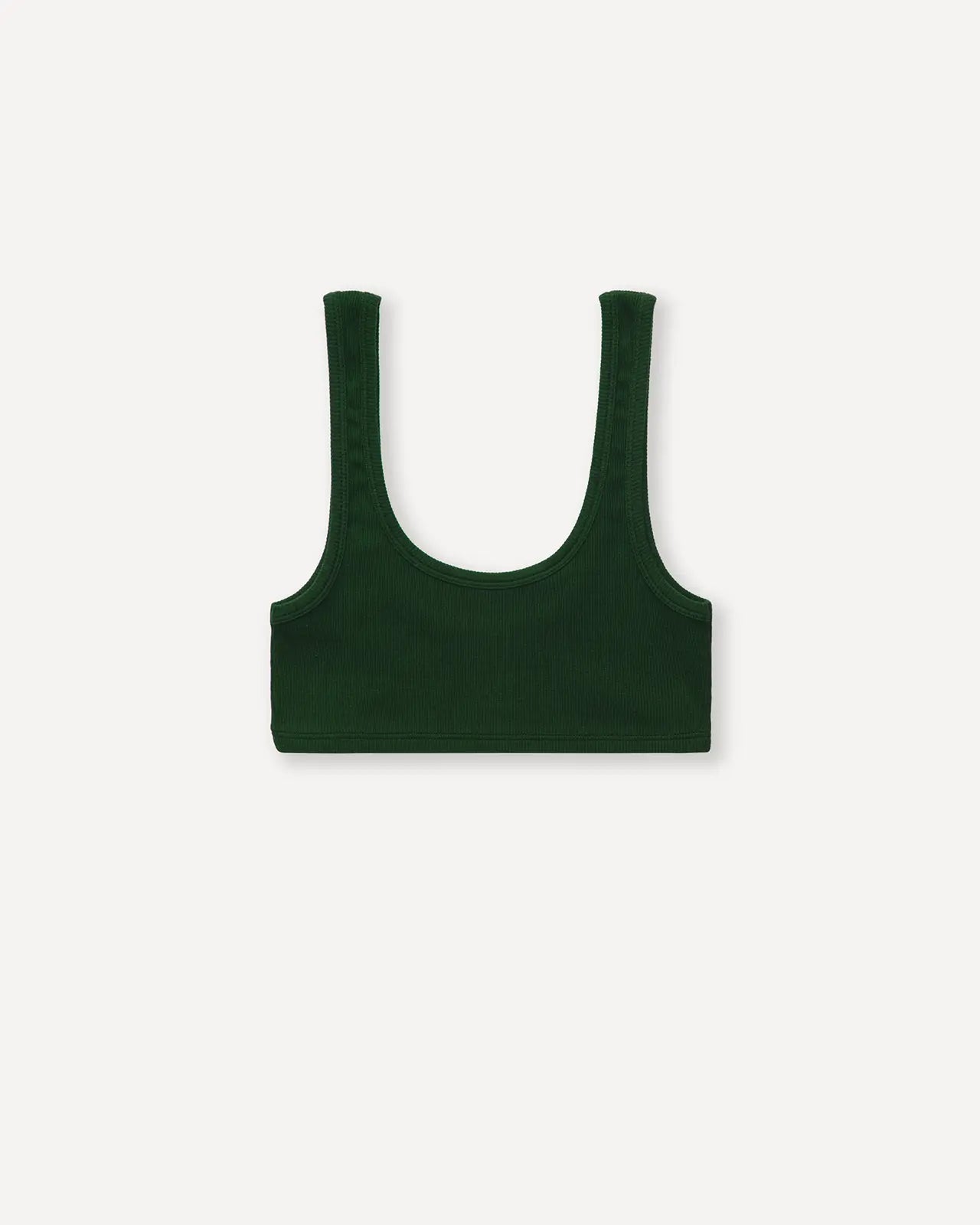 Women's bra Jone deep green front Nille Hemen Biarritz