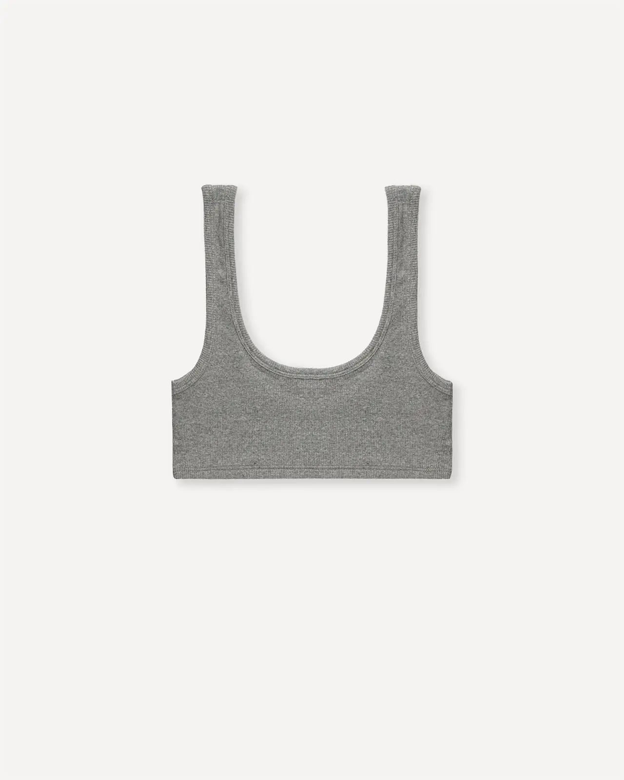 Women's bra heather grey front Nille Hemen Biarritz