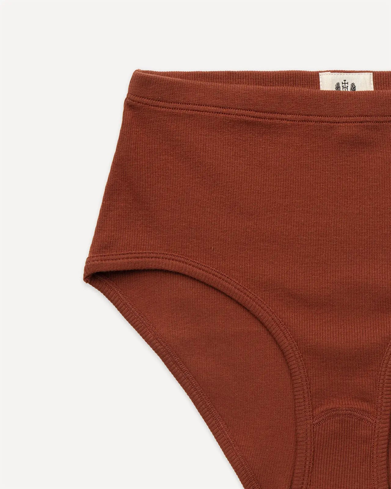 Women's brief black detail Luki Hemen Biarritz