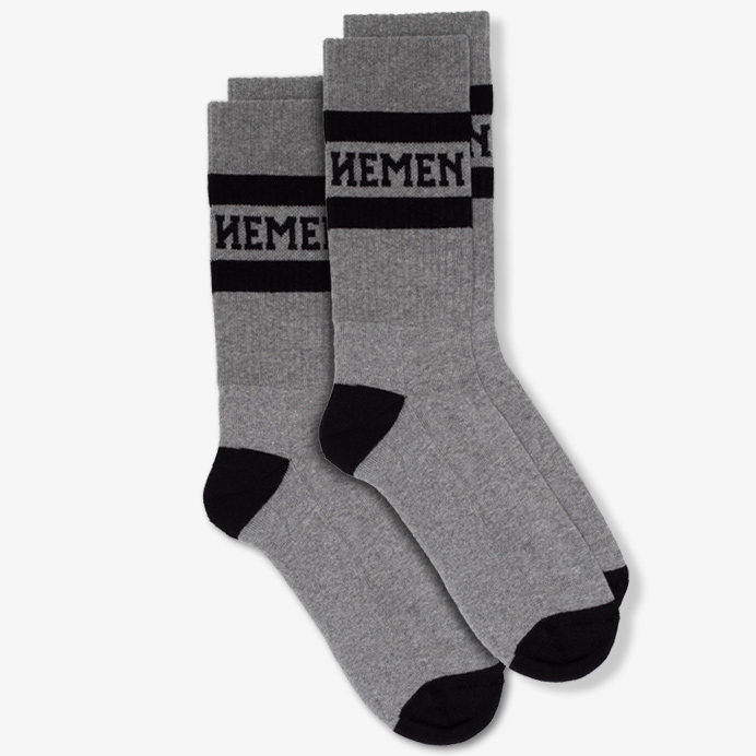 Socks HMN02 – Pack x2 Heather Grey