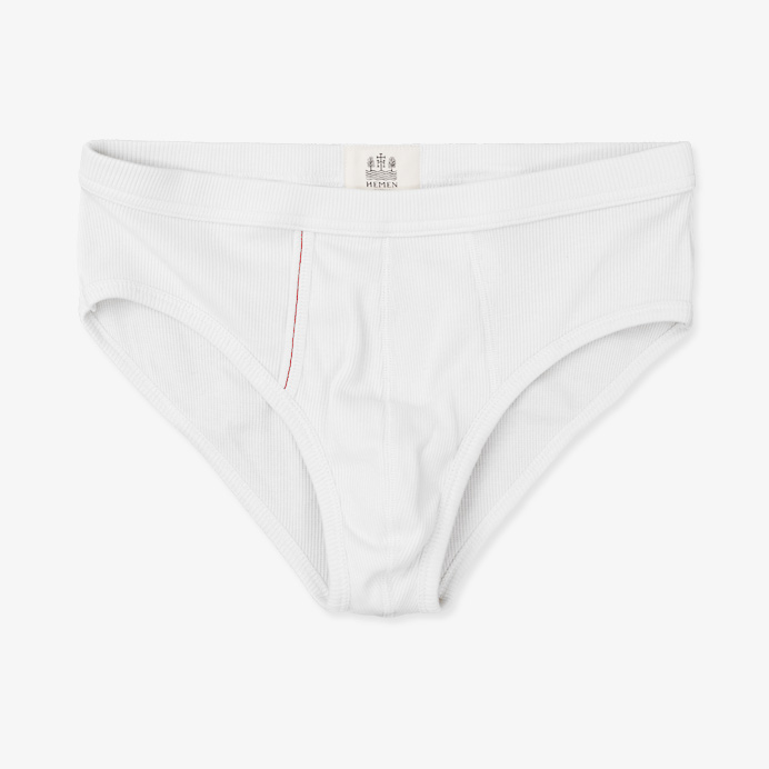 001 slip brief etor white blanc hodei hemen marque homme men coton bio sustainable