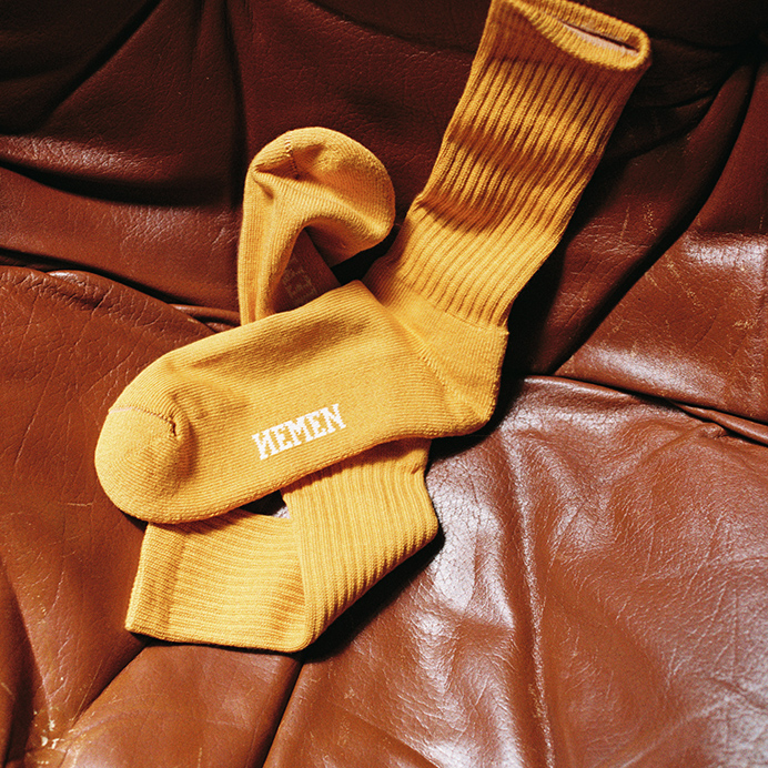 amber socks hmn chaussette hemen made in france marque homme men coton bio sustainable