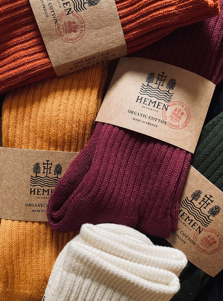 25 socks slider men hemen marque homme men coton cotton bio organic sustainable