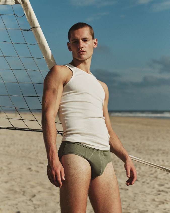 Brief for men organic underwear
