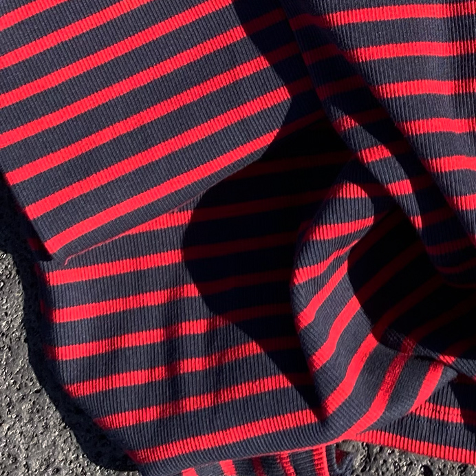 etor breton stripe marine red hemen X